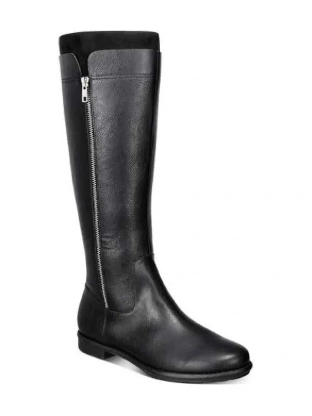Style & Co. Black Over-the-Knee Zip Riding Boots